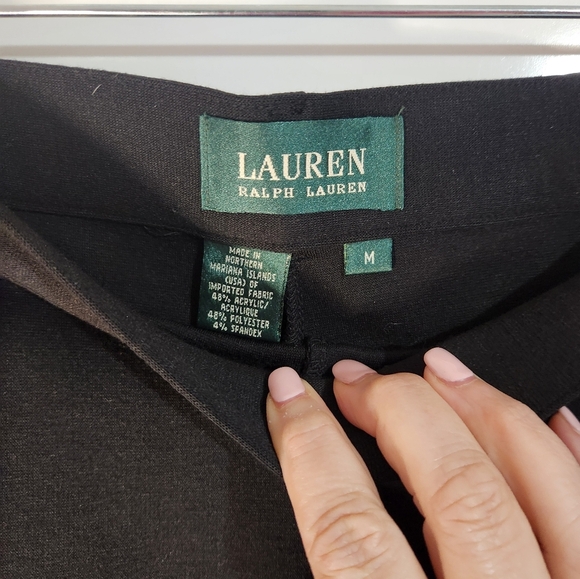Vintage Ralph Lauren Black Dress Pants, Size Med - Picture 2 of 6